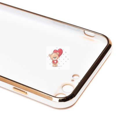 Чехол-накладка для Apple iPhone 7 Plus (белый) - SC301