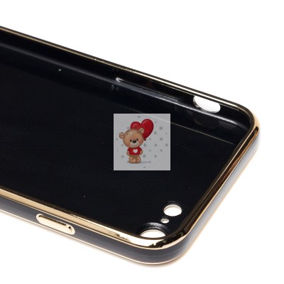 Чехол-накладка для Apple iPhone 7 (черный) - SC301