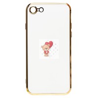 Чехол-накладка для Apple iPhone 8 (белый) - SC301