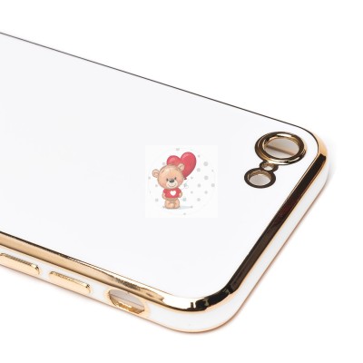 Чехол-накладка для Apple iPhone 8 (белый) - SC301