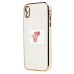Чехол-накладка для Apple iPhone XR (белый) - SC301