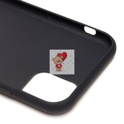 Чехол-накладка для Apple iPhone 11 - (002) (черный) - SC302 Чехол-накладка для Apple iPhone 11 - (002) (черный) - SC302