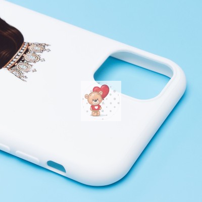 Чехол-накладка для Apple iPhone 11 - (003) (белый) - SC302