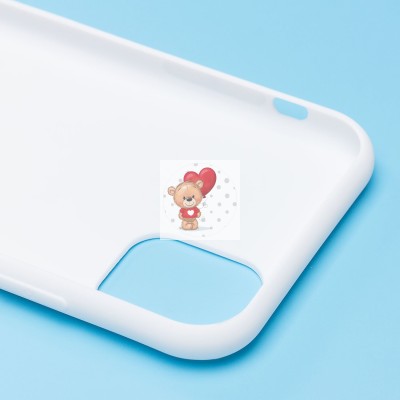 Чехол-накладка для Apple iPhone 11 - (003) (белый) - SC302