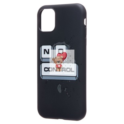 Чехол-накладка для Apple iPhone 11 - (013) (черный) - SC302