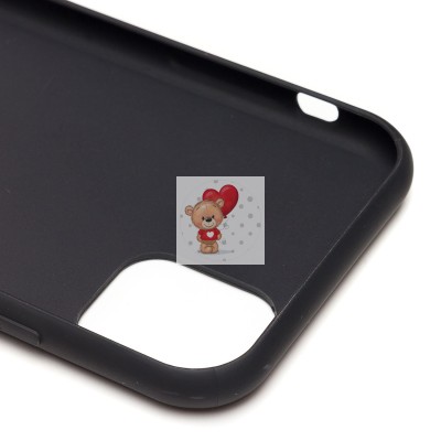 Чехол-накладка для Apple iPhone 11 - (013) (черный) - SC302