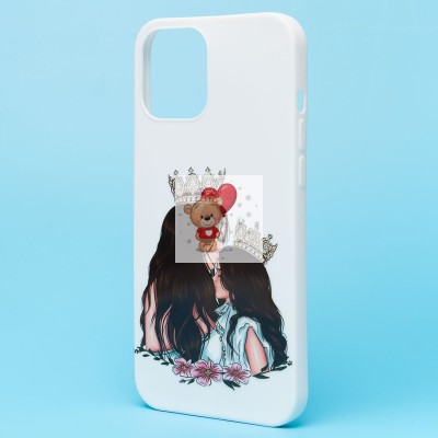 Чехол-накладка для Apple iPhone 12 Pro Max - (003) (белый) - SC302 Чехол-накладка для Apple iPhone 12 Pro Max - (003) (белый) - SC302