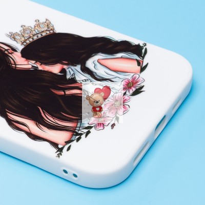 Чехол-накладка для Apple iPhone 12 Pro Max - (003) (белый) - SC302 Чехол-накладка для Apple iPhone 12 Pro Max - (003) (белый) - SC302