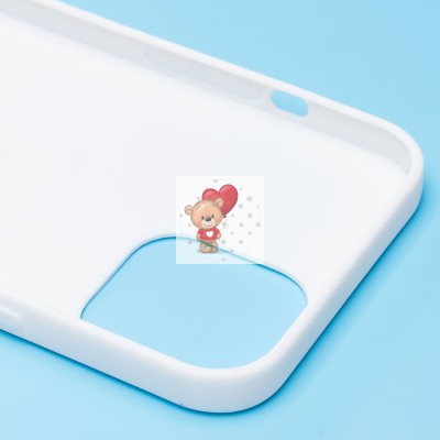 Чехол-накладка для Apple iPhone 12 Pro Max - (003) (белый) - SC302 Чехол-накладка для Apple iPhone 12 Pro Max - (003) (белый) - SC302