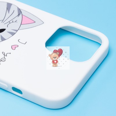 Чехол-накладка для Apple iPhone 12 Pro Max - (004) (белый) - SC302