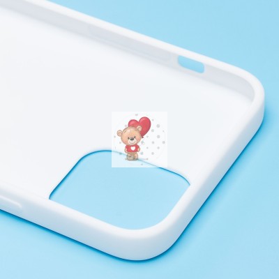 Чехол-накладка для Apple iPhone 12 Pro - (003) (белый) - SC302 Чехол-накладка для Apple iPhone 12 Pro - (003) (белый) - SC302