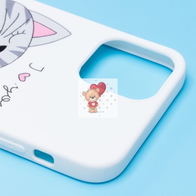 Чехол-накладка для Apple iPhone 12 Pro - (004) (белый) - SC302