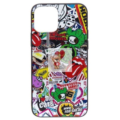 Чехол-накладка для Apple iPhone 12 - (001) (многоцветный) - SC302 Чехол-накладка для Apple iPhone 12 - (001) (многоцветный) - SC302