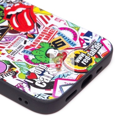 Чехол-накладка для Apple iPhone 12 - (001) (многоцветный) - SC302