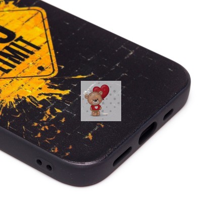 Чехол-накладка для Apple iPhone 12 - (002) (черный) - SC302