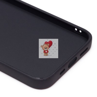 Чехол-накладка для Apple iPhone 12 - (002) (черный) - SC302