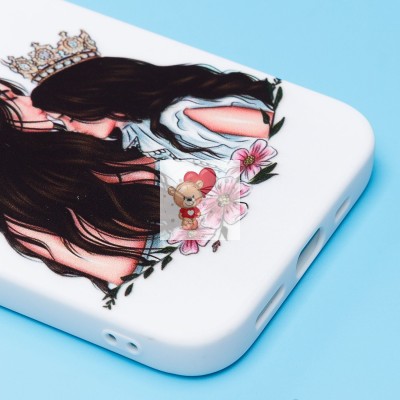 Чехол-накладка для Apple iPhone 12 - (003) (белый) - SC302