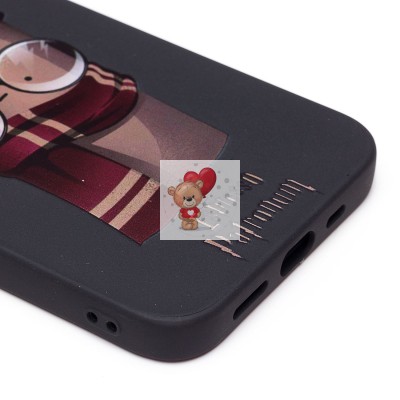 Чехол-накладка для Apple iPhone 12 - (00)5 (коричневый) - SC302