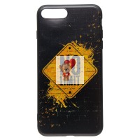 Чехол-накладка для Apple iPhone 7 Plus - (002) (черный) - SC302