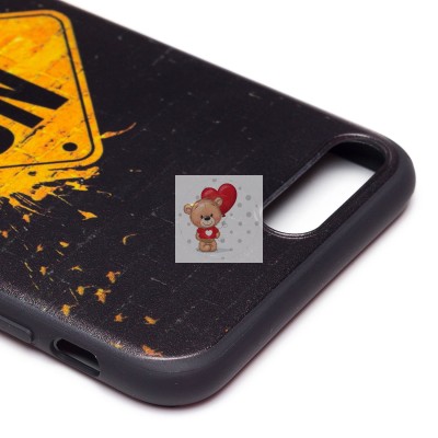 Чехол-накладка для Apple iPhone 7 Plus - (002) (черный) - SC302