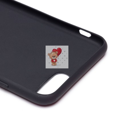 Чехол-накладка для Apple iPhone 7 Plus - (002) (черный) - SC302