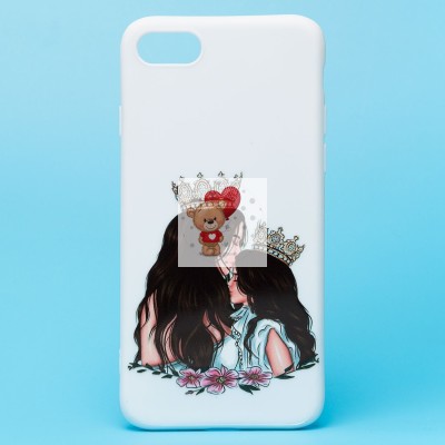 Чехол-накладка для Apple iPhone 7 - (003) (белый) - SC302 Чехол-накладка для Apple iPhone 7 - (003) (белый) - SC302