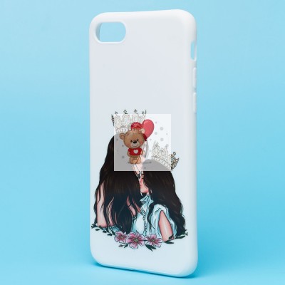 Чехол-накладка для Apple iPhone 7 - (003) (белый) - SC302 Чехол-накладка для Apple iPhone 7 - (003) (белый) - SC302