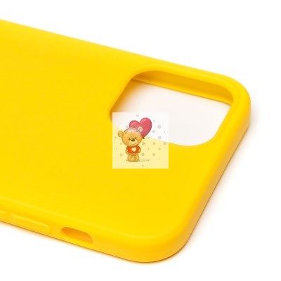 Чехол-накладка для Apple iPhone 12 (желтый) - SC303