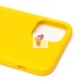 Чехол-накладка для Apple iPhone 12 (желтый) - SC303