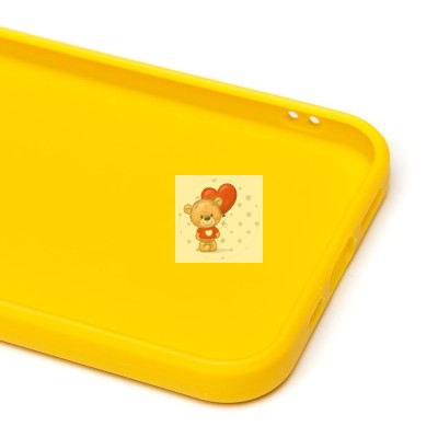 Чехол-накладка для Apple iPhone 12 (желтый) - SC303