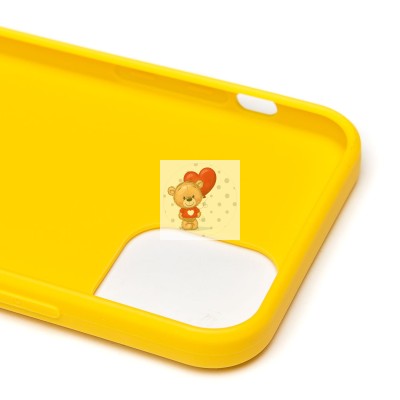 Чехол-накладка для Apple iPhone 12 (желтый) - SC303