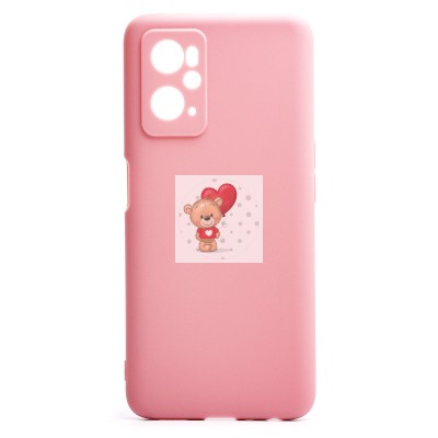 Чехол-накладка для OPPO realme 9i (розовое золото) - SC303