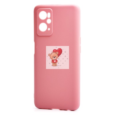 Чехол-накладка для OPPO realme 9i (розовое золото) - SC303