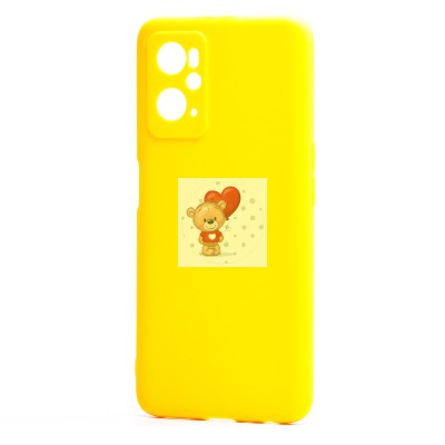 Чехол-накладка для OPPO realme 9i (желтый) - SC303