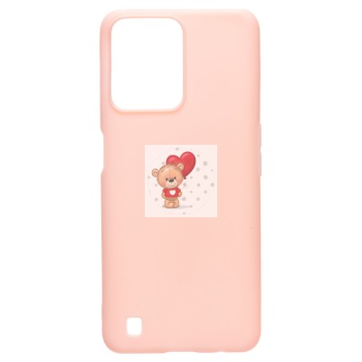 Чехол-накладка для OPPO realme C31 (розовое золото) - SC303