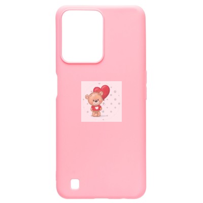 Чехол-накладка для OPPO realme C31 (розовый) - SC303