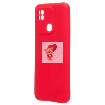 Чехол-накладка для Xiaomi Redmi 10A (красный) - SC303