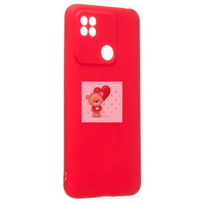 Чехол-накладка для Xiaomi Redmi 10A (красный) - SC303