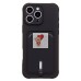 Чехол-накладка для Apple iPhone 16 Pro Max (черный) - SC304 c картхолдером