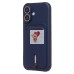 Чехол-накладка для Apple iPhone 16 (темно-синий) - SC304 c картхолдером Чехол-накладка для Apple iPhone 16 (темно-синий) - SC304 c картхолдером