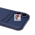 Чехол-накладка для Apple iPhone 16 (темно-синий) - SC304 c картхолдером Чехол-накладка для Apple iPhone 16 (темно-синий) - SC304 c картхолдером