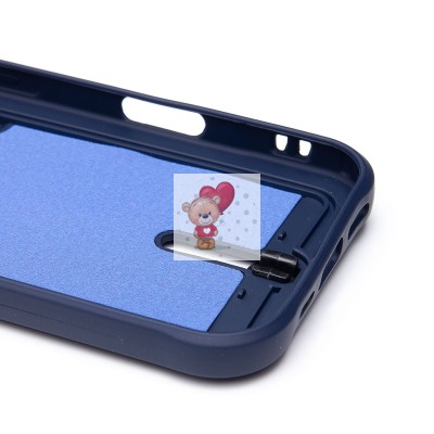 Чехол-накладка для Apple iPhone 16 (темно-синий) - SC304 c картхолдером Чехол-накладка для Apple iPhone 16 (темно-синий) - SC304 c картхолдером