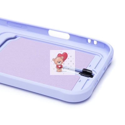 Чехол-накладка для Apple iPhone 16 (светло-фиолетовый) - SC304 c картхолдером Чехол-накладка для Apple iPhone 16 (светло-фиолетовый) - SC304 c картхолдером