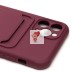 Чехол-накладка для Apple iPhone 11 Pro (бордовый) - SC304 с картхолдером Чехол-накладка для Apple iPhone 11 Pro (бордовый) - SC304 с картхолдером