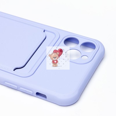 Чехол-накладка для Apple iPhone 11 Pro (темно-фиолетовый) - SC304 с картхолдером Чехол-накладка для Apple iPhone 11 Pro (темно-фиолетовый) - SC304 с картхолдером