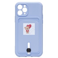 Чехол-накладка для Apple iPhone 11 Pro (светло-фиолетовый) - SC304 с картхолдером Чехол-накладка для Apple iPhone 11 Pro (светло-фиолетовый) - SC304 с картхолдером