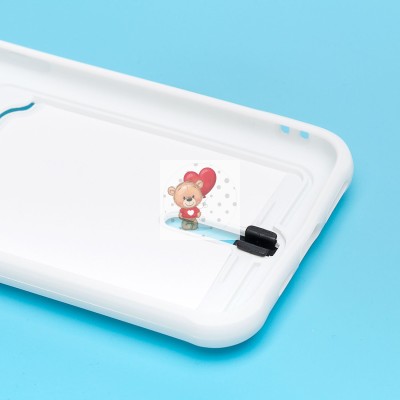 Чехол-накладка для Apple iPhone 11 Pro (белый) - SC304 с картхолдером