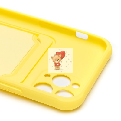 Чехол-накладка для Apple iPhone 11 Pro (желтый) - SC304 с картхолдером Чехол-накладка для Apple iPhone 11 Pro (желтый) - SC304 с картхолдером