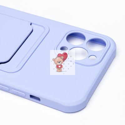 Чехол-накладка для Apple iPhone 12 Pro Max (темно-фиолетовый) - SC304 с картхолдером Чехол-накладка для Apple iPhone 12 Pro Max (темно-фиолетовый) - SC304 с картхолдером