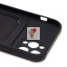 Чехол-накладка для Apple iPhone 12 Pro (черный) - SC304 с картхолдером